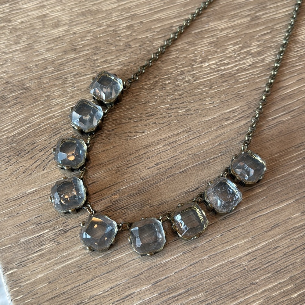 J Crew Crystal necklace